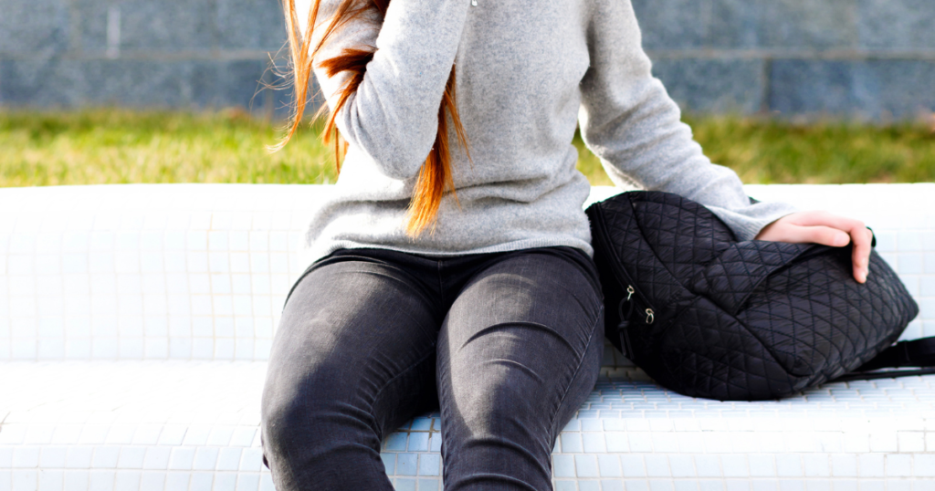 Black Jeans with a Sweater