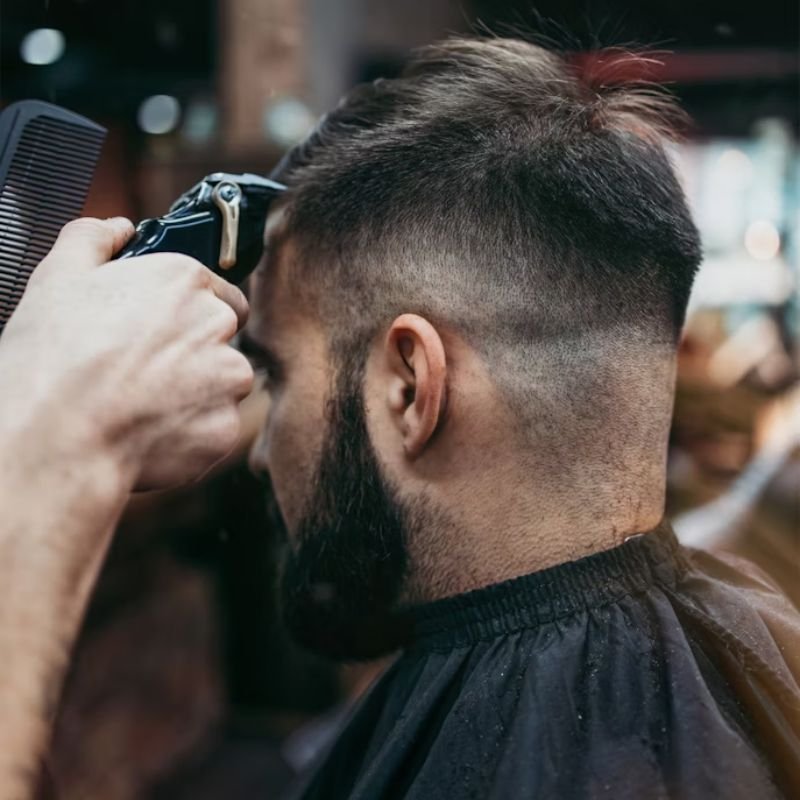 High and Tight Fade Hair Cut